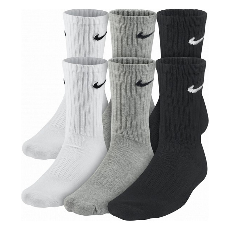 Nike Sosete 6PPK COTTON CUSHION CREW (S,M,L,XL) 
