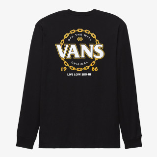 Vans Tricou VANS CHAIN LS TEE Black 