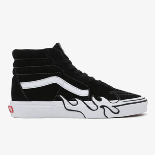 Vans Pantofi Sport UA SK8-Hi Flame SUED BLKWH 