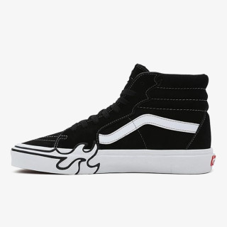 Vans Pantofi Sport UA SK8-Hi Flame SUED BLKWH 
