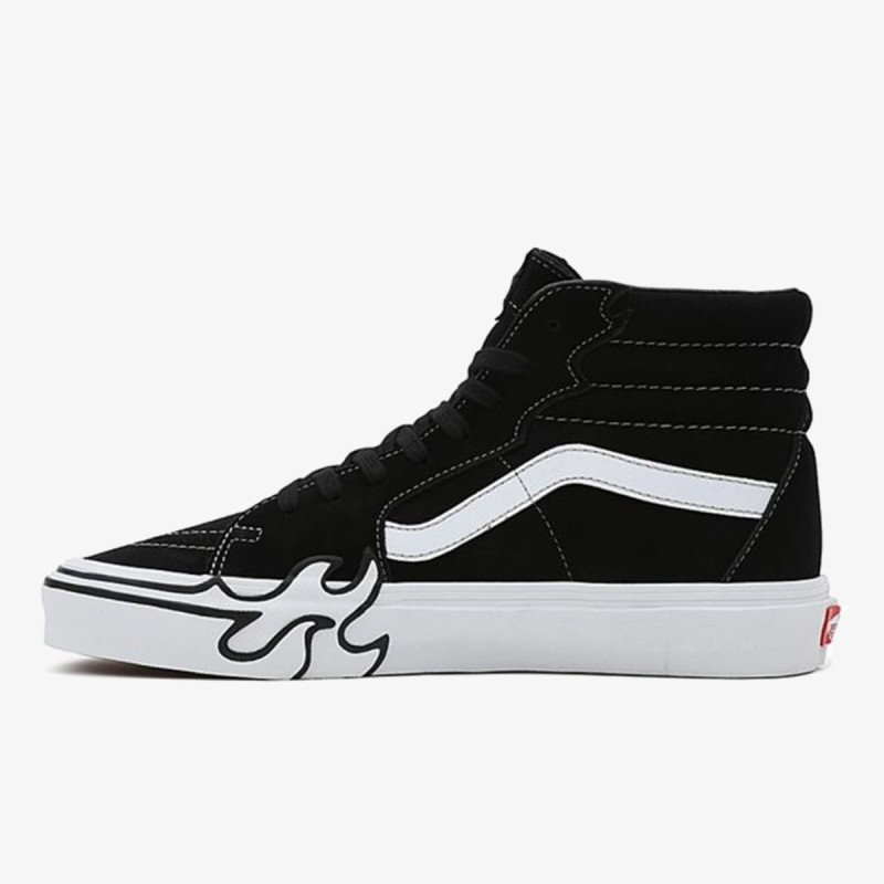 Vans Pantofi Sport UA SK8-Hi Flame SUED BLKWH 