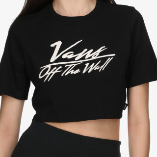 Vans Tricou GO ANYWHERE CREW CROP I Black 