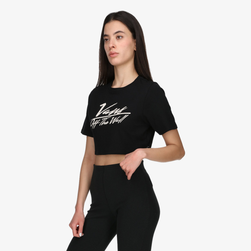 Vans Tricou GO ANYWHERE CREW CROP I Black 