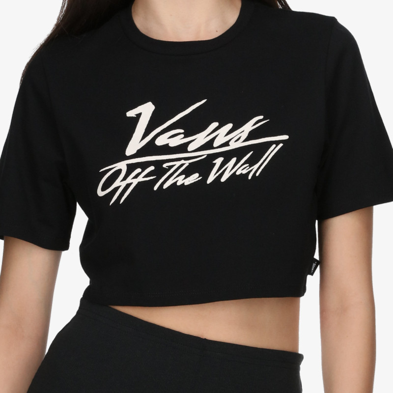 Vans Tricou GO ANYWHERE CREW CROP I Black 