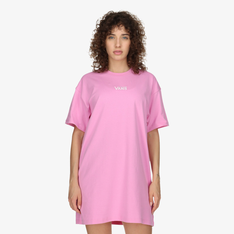 Vans Rochie WM CENTER VEE TEE DRESS CYCLAMEN 