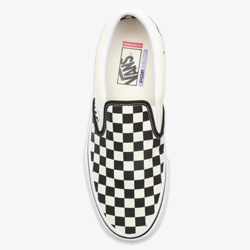 Vans Pantofi Sport MN SKATE SLIP-ON (CHECKERBOARD) BLACK/OF 