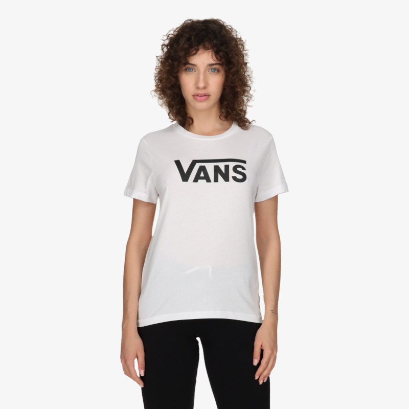 Vans Tricou WM DROP V SS CREW-B WHITE-BLACK 