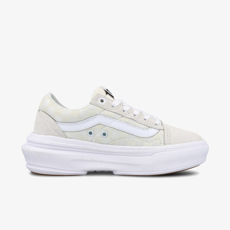Vans Pantofi Sport UA Old Skool Overt CC CHECKERBOARD WHITE 