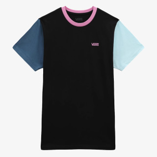 Vans Tricou LEFT CHEST COLORBLOCK E BLACK 