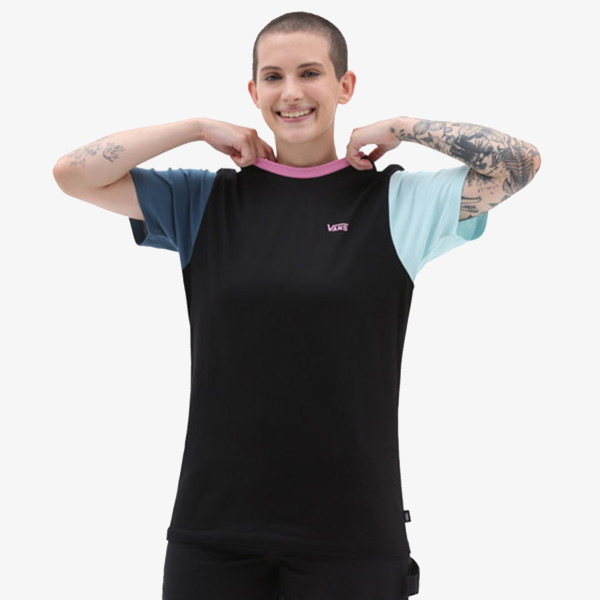 Vans Tricou LEFT CHEST COLORBLOCK E BLACK 