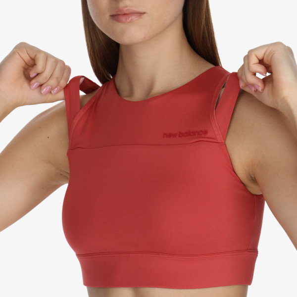 New Balance Bustiera Shape Shield Crop Bra 