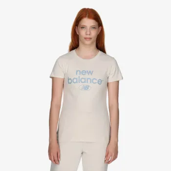 NEW BALANCE Tricou Essentials Reimagined Archive Cotton Jersey Athletic Fit T-Shirt 