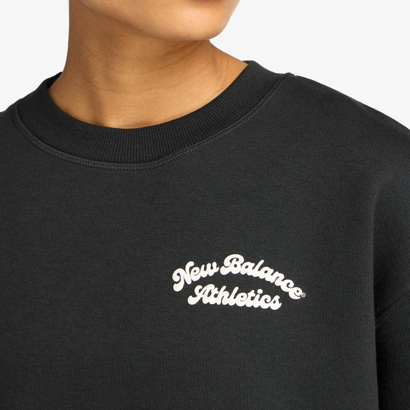 New Balance Hanorac Linear Heritage Fleece Crew 