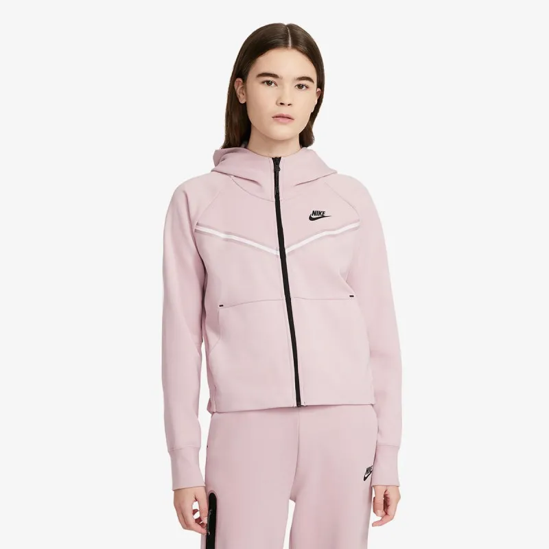 Nike hanorac w nsw tch flc wr hoodie fz Clearance