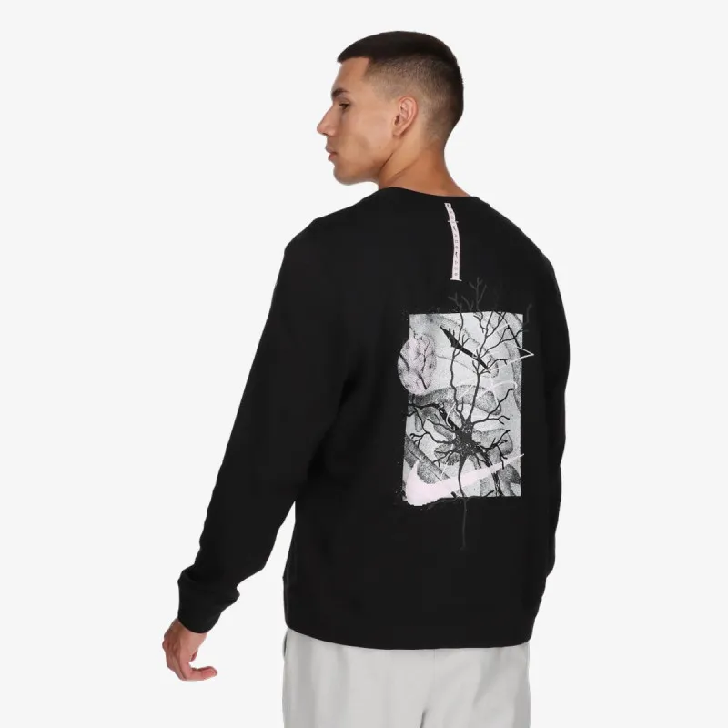 NIKE Hanorac M NK DF FLC LS CREW DYE