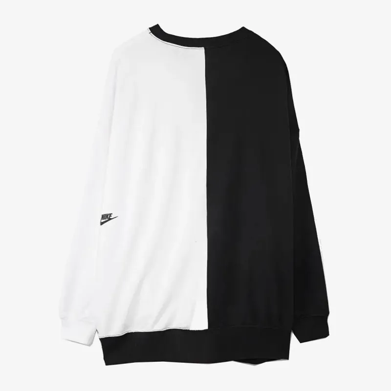 NIKE Tricou maneca lunga W NSW FT FLC OOS CREW DNC