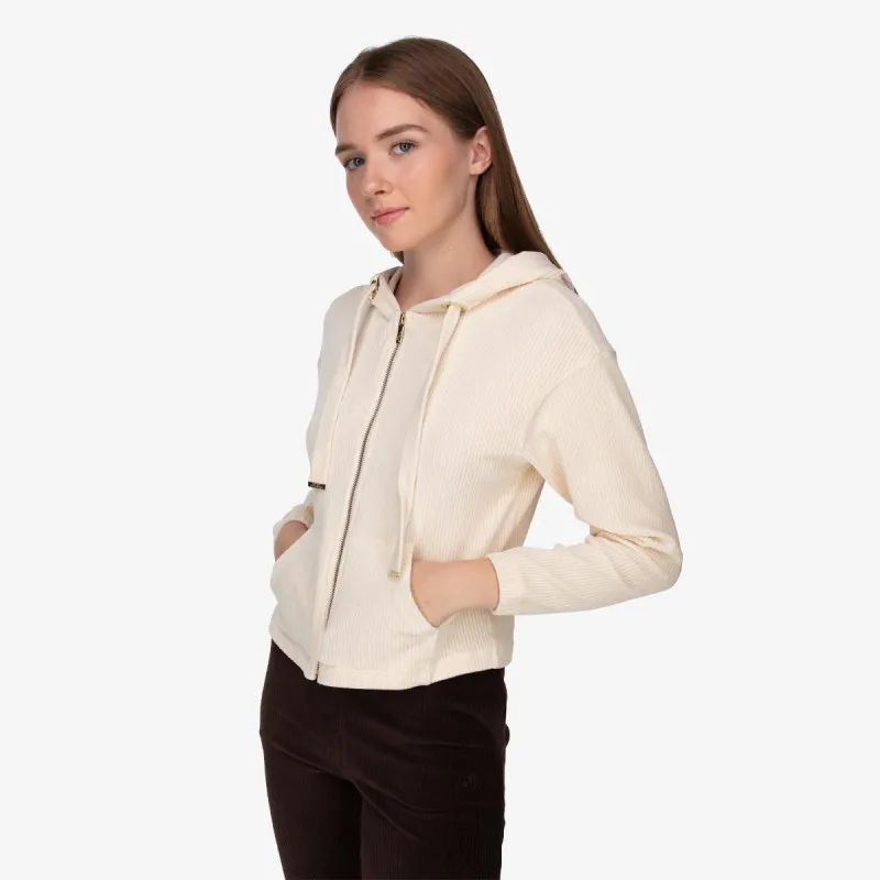 LUSSARI Hanorac VELVET LOUNGE FULL ZIP HOODIE