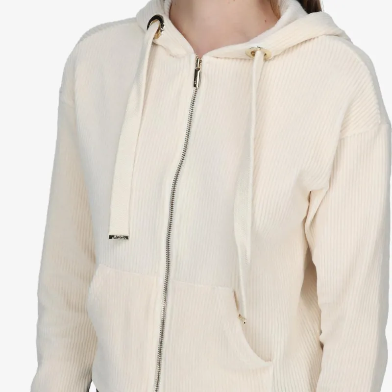 LUSSARI Hanorac VELVET LOUNGE FULL ZIP HOODIE
