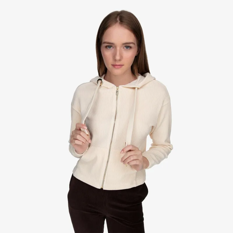 LUSSARI Hanorac VELVET LOUNGE FULL ZIP HOODIE
