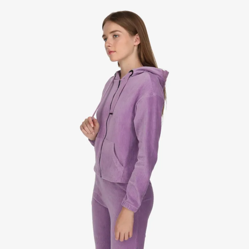 LUSSARI Hanorac LUSSARI Hanorac VELVET LOUNGE FULL ZIP HOODIE