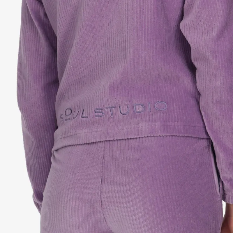 LUSSARI Hanorac LUSSARI Hanorac VELVET LOUNGE FULL ZIP HOODIE