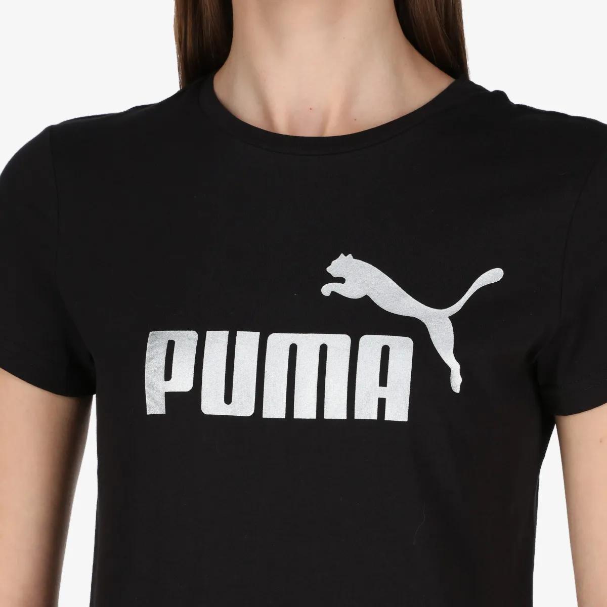 Puma Tricou Essentials+ Metallic Logo 