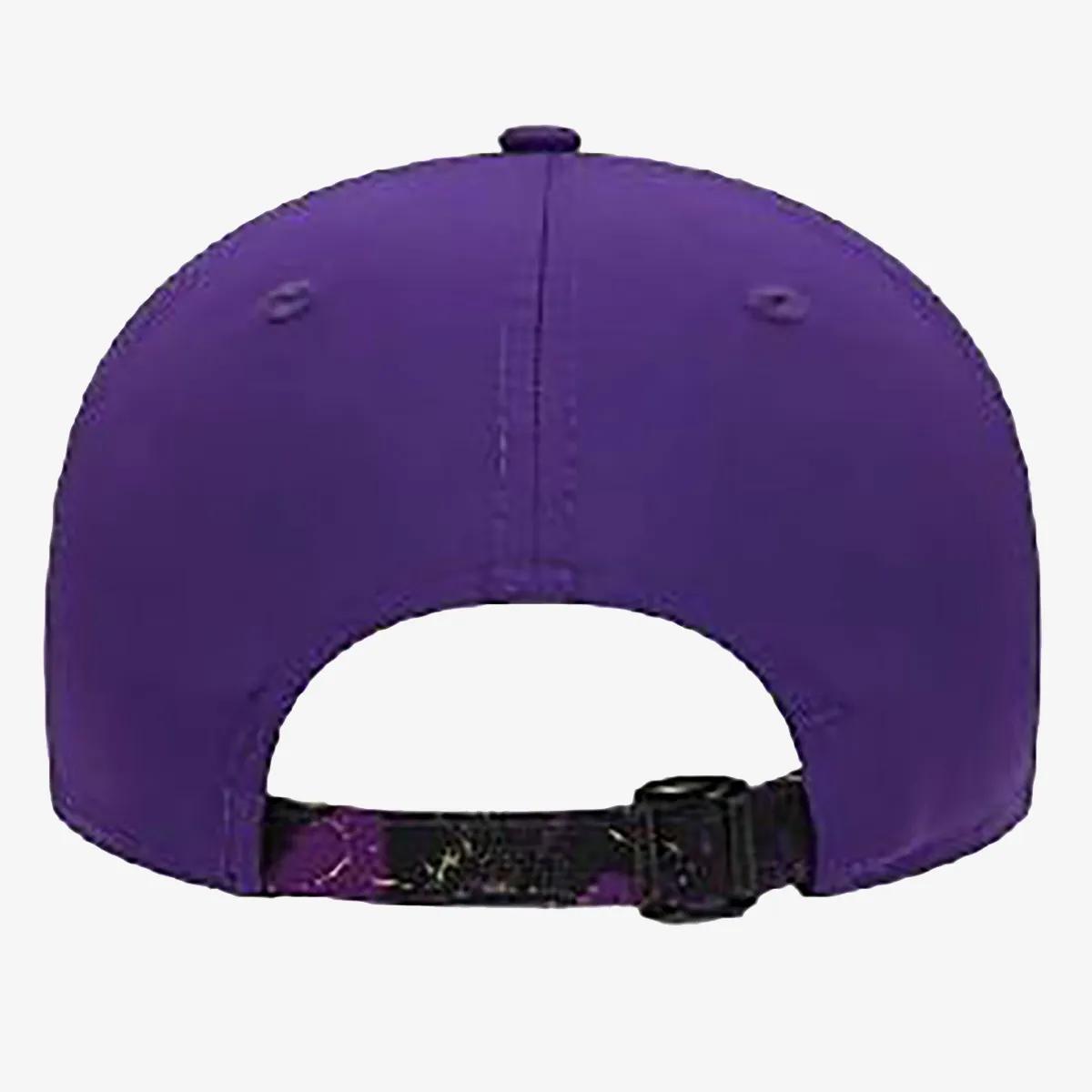 New Era Sapca LA Lakers Print Infill Purple 9FORTY Adjustable Cap 