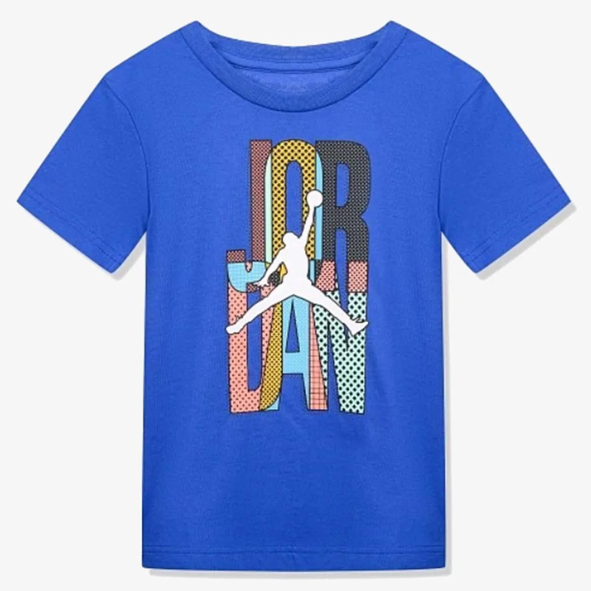 Nike Tricou Jordan Mismatched Stacked Graphic 