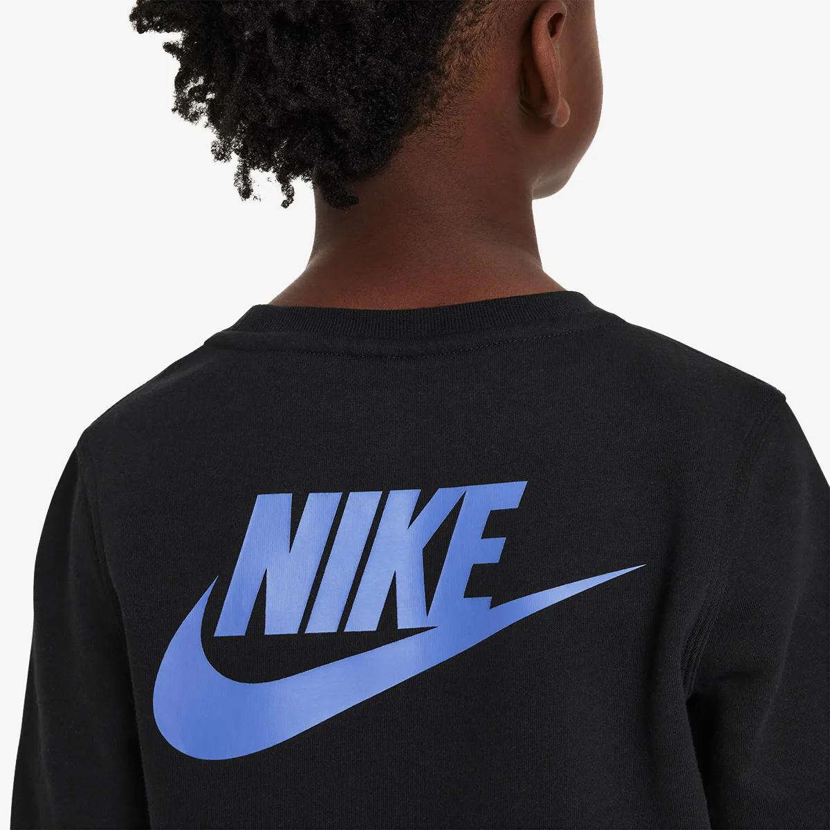 NIKE Tricou maneca lunga Sportswear Standard Issue Older Kids' (Boys') Crew-neck Fleece Sweatshirt 