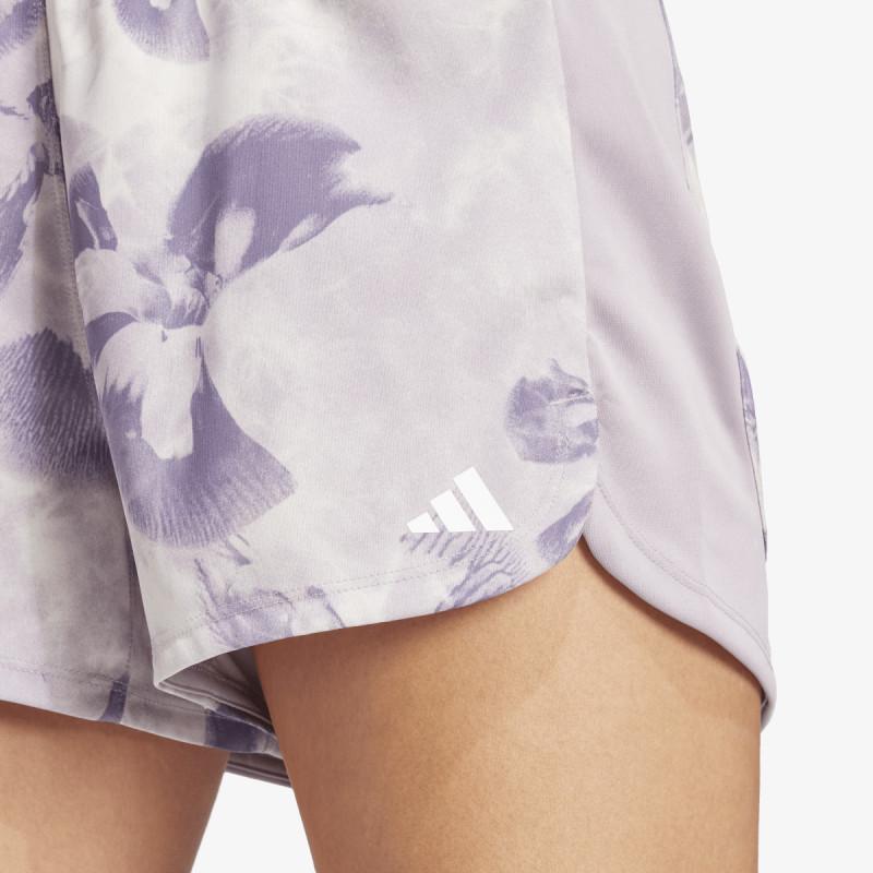adidas Pantaloni scurti PACER ESSENTIALS AOP FLOWER TIE-DYE KNIT 