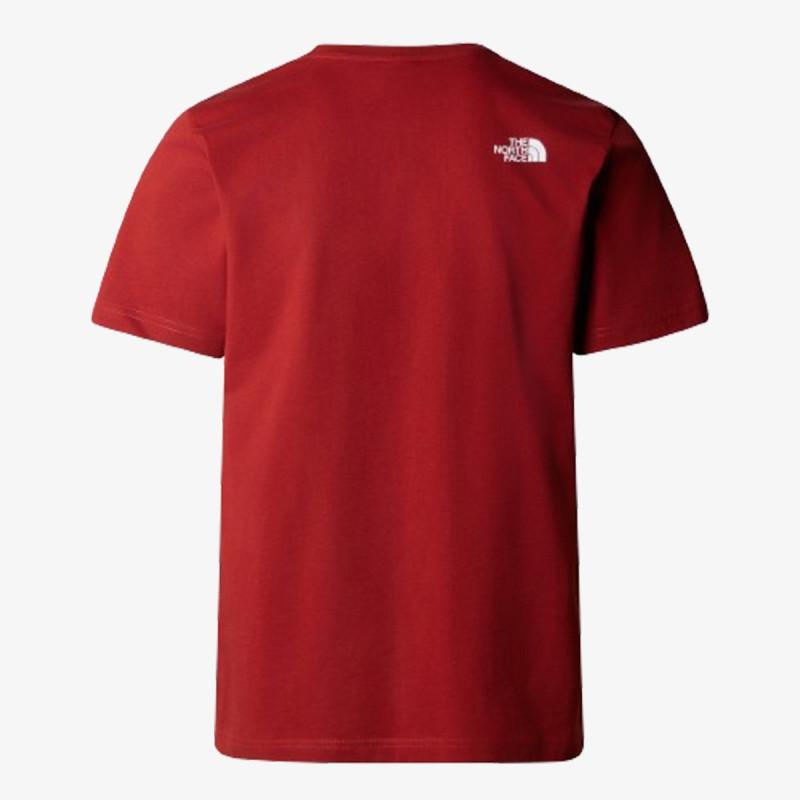 The North face Tricou M S/S EASY TEE IRON RED 