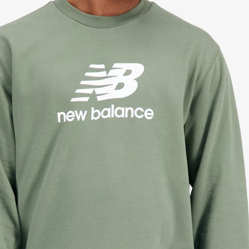 NEW BALANCE Hanorac Essentials Stacked Logo French Terry Crewneck 